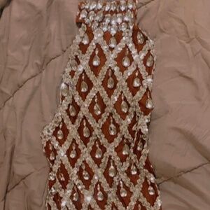 Rhinestone and sequence dress